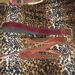 Used belt that are in semi-condition